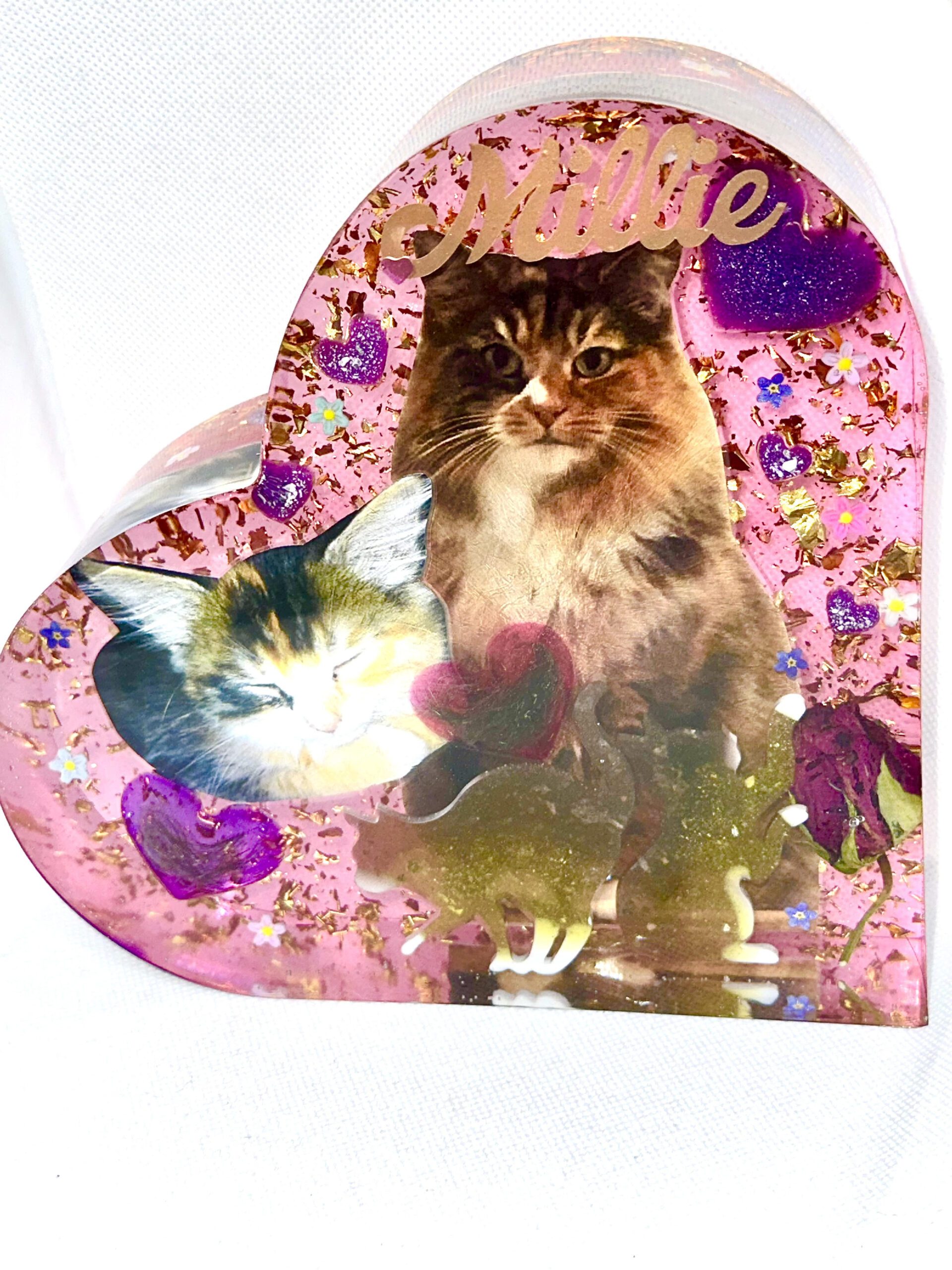 Pet memorial heart 2